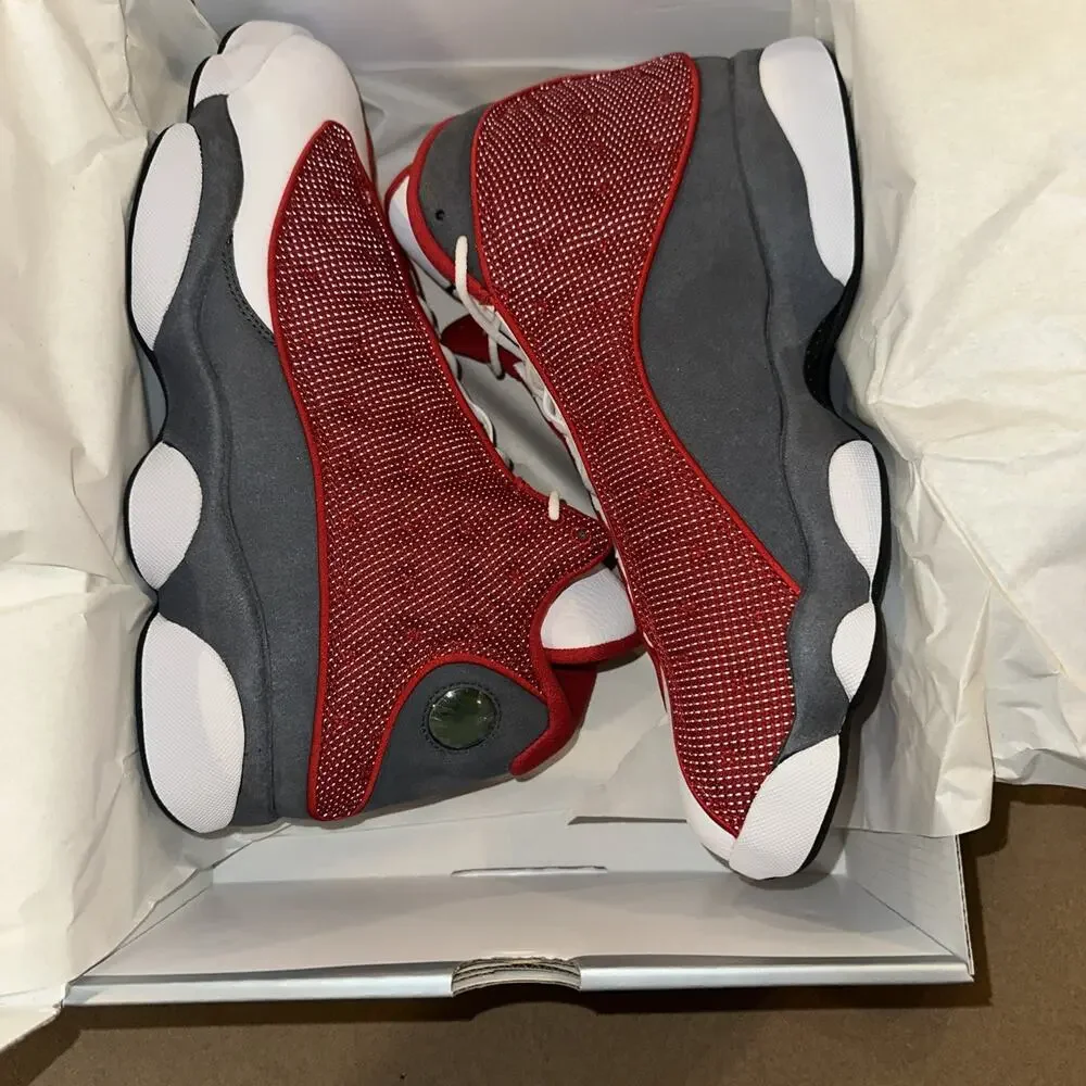 NIB Nike Air Jordan 13 Retro Gym Red/Black-Flint-Grey-White DJ5982-600 Size 11